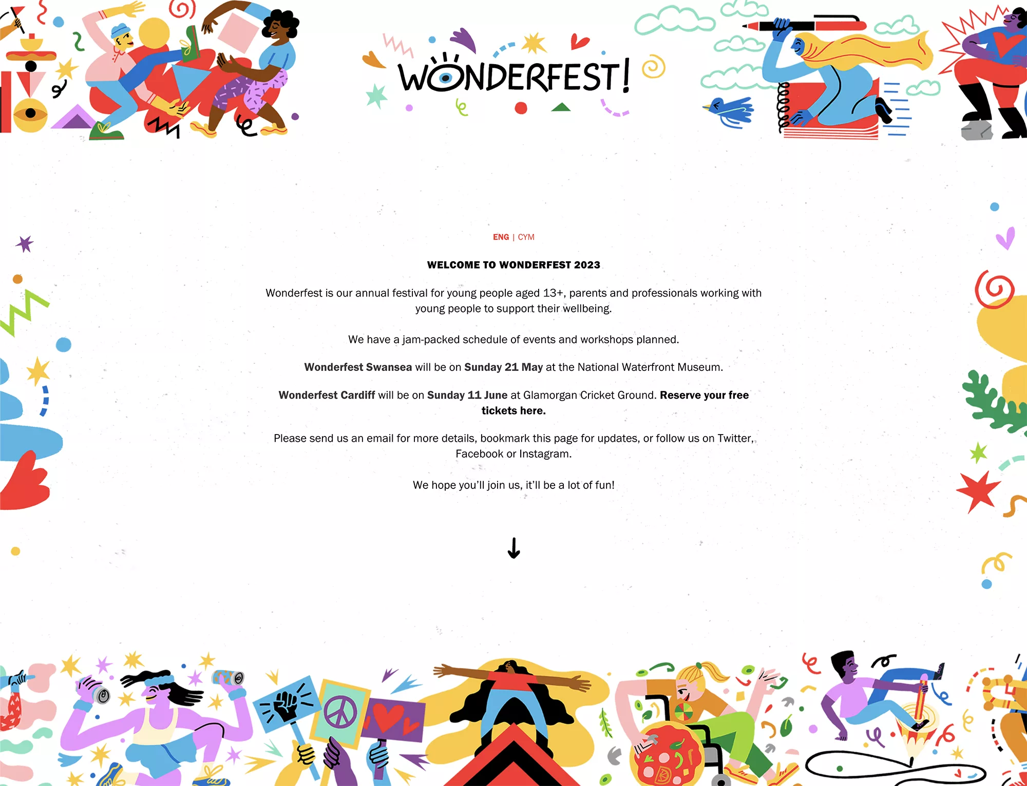 Wonderfest WordPress website