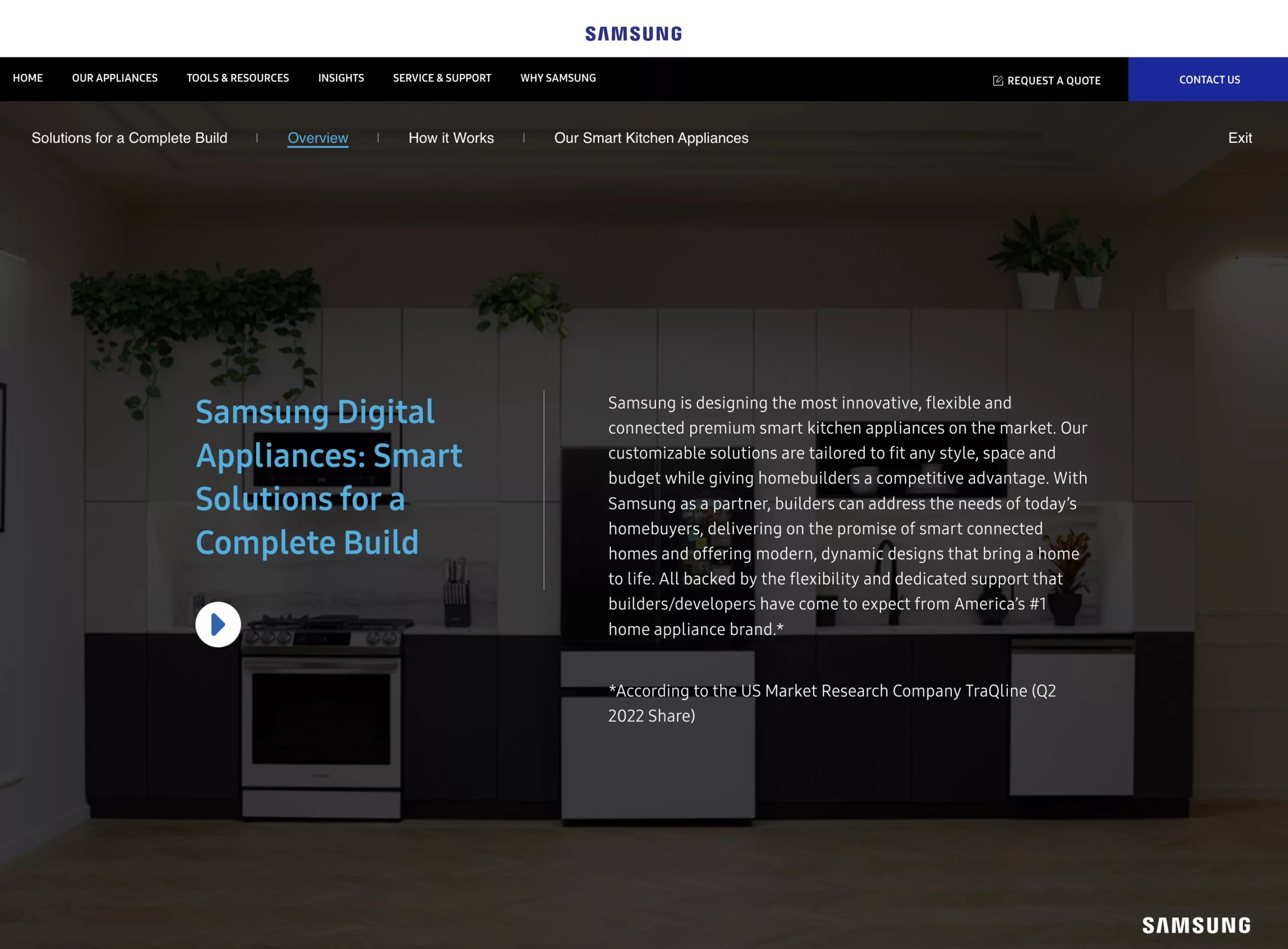 Samsung Appliances Interactive Guide