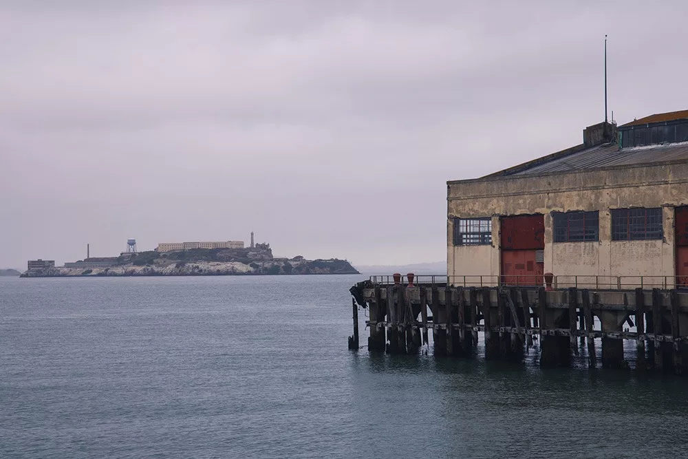 Lunch with a view of Alcatraz
